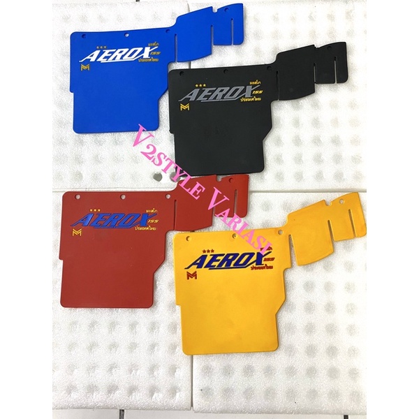 Mudflap Aerox Mudflap Pelindung Mesin Yamaha All Aerox new old 155 connected Karet Kolong Spakbor Anti Lumpur Grafir Tulisan Thailand Moscow Original BIRU MERAH HITAM KUNING Mudguard Aerox Baru lama Mud Flap Handguard Mud gard Aerox Racing Thailook