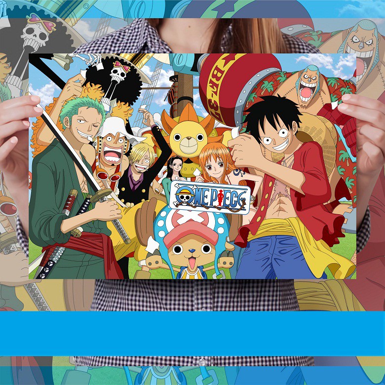 Poster One Piece dan BOUNTY POSTER WANTED karakter One Piece Mugiwara BEFORE TIME SKIP SNK S2 SNK S3