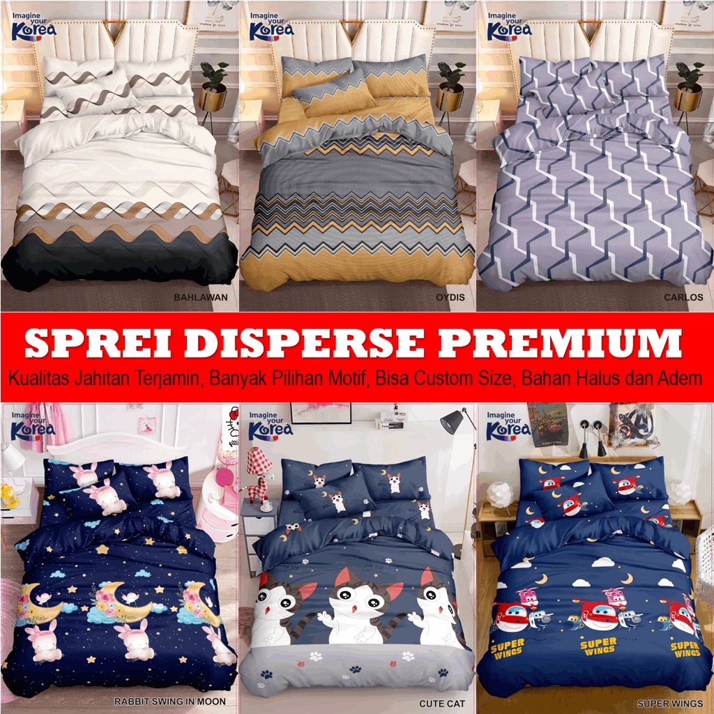 SPREI KATUN HOMEMADE Kualitas No 1 DI Shopee MOTIF UKURAN 120x200 160x200 180x200 90x200