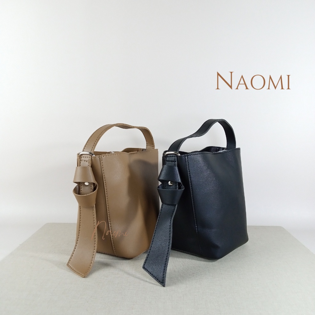 NAOMI - Theodora Sling Bag Import -  Tas Branded - Fashion Bag Wanita Black - Shoulder Bag - Sling Bag Premium Fashion - Tas Wanita - Tas Naomi - Naomi Bag