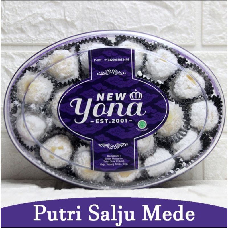 NEW YONA COOKIES REGULER EDISI 2021 PUTRI SALJU MEDE CADUL COOKIES SATUAN LUSINAN CLARINTA COOKIES
