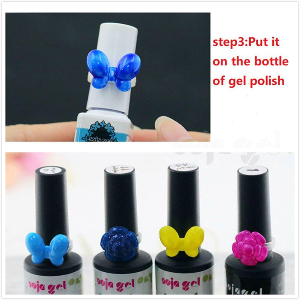 Mxbeauty Kuku Palsu Praktek Kartu Warna Nail Polish Display UV Gel Acrylic Nail Rings Display