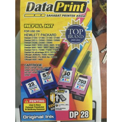 

tyha501s Tinta Suntik Data Print 3 Warna Dp 28- Printer Hp Atk E57Dtgfe