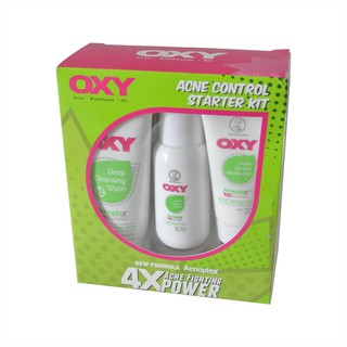 cara pakai oxy acne control starter kit