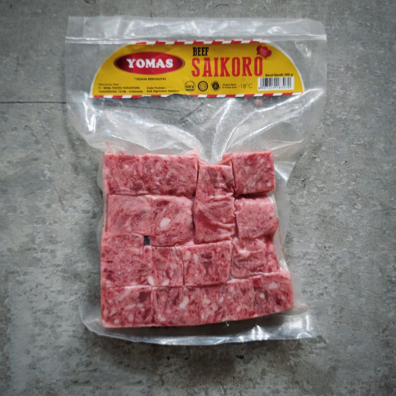 

YOMAS BEEF SAIKORO 250gr