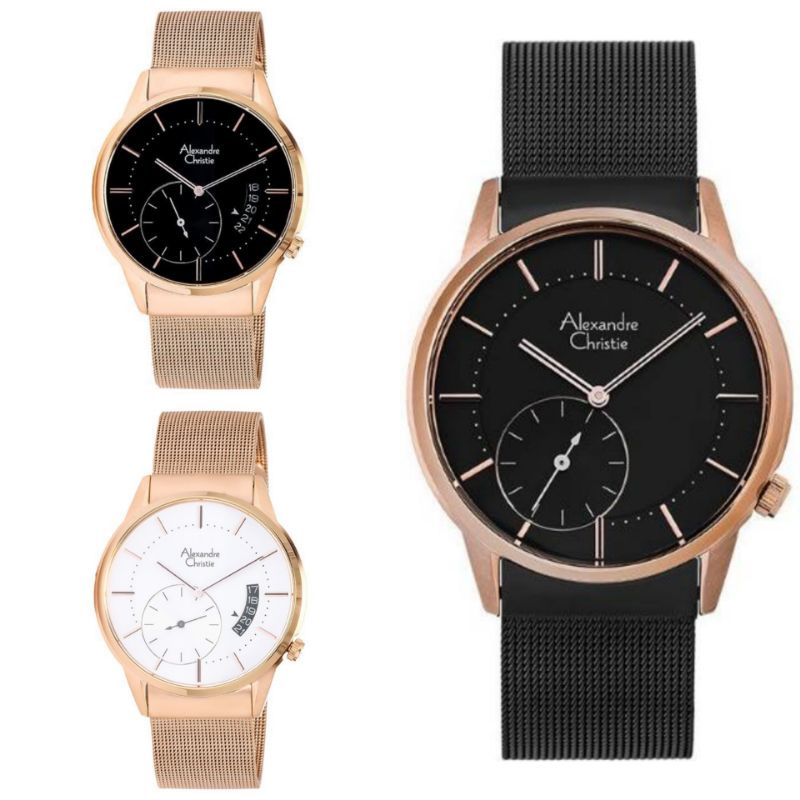 JAM TANGAN PRIA ALEXANDRE CHRISTIE AC8519 AC 8519 SANDSTRAP ORIGINAL