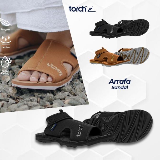 TORCH SANDAL ARRAFA REGENERATION - BLACK
