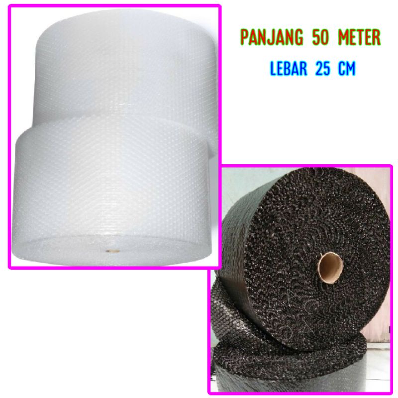 

bubble wrap plastik packing 50m X 25 cm