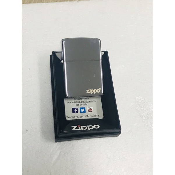 KOREK ZIPPO CROUM SILVER LOGO ZIPPO BAWAH / ZIPPO ANTIK