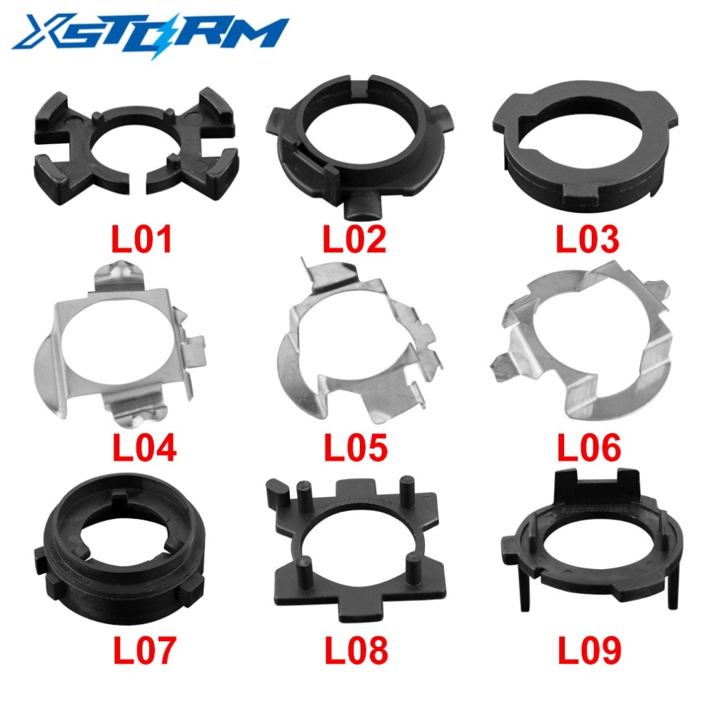 PREORDER 2Pcs H7 LED Headlight Adapter H1 H7 Bulb Holder Car Socket Base