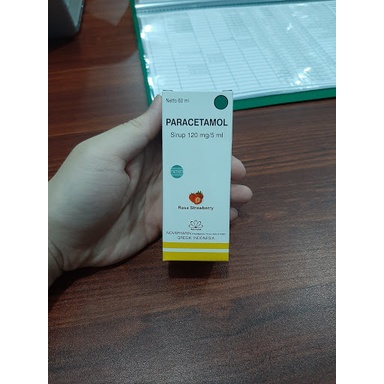 Paracetamol Sirup 60 ml straw Nova