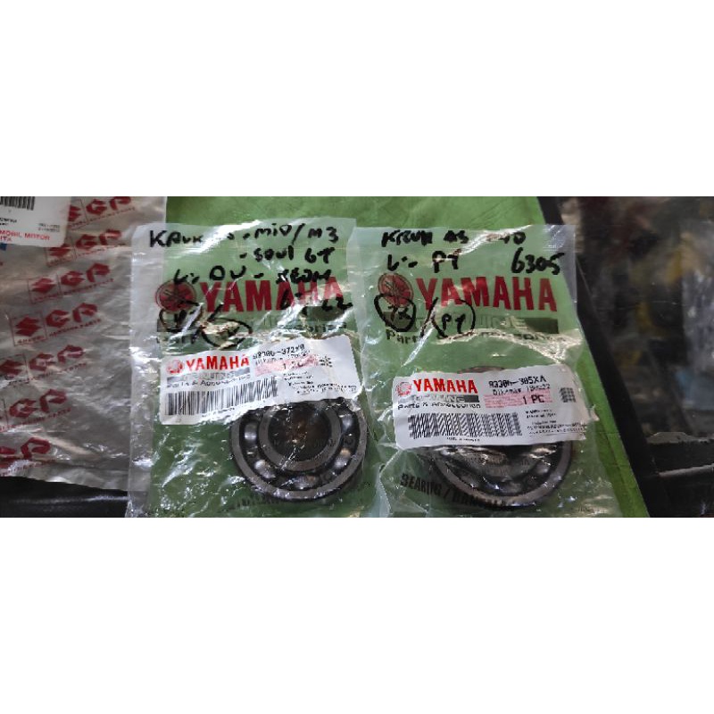 LAHER BEARING KRUK AS KERUK AS MIO LAMA NEW SOUL GT FIINO XEON  2PC KANAN KIRI ASLI