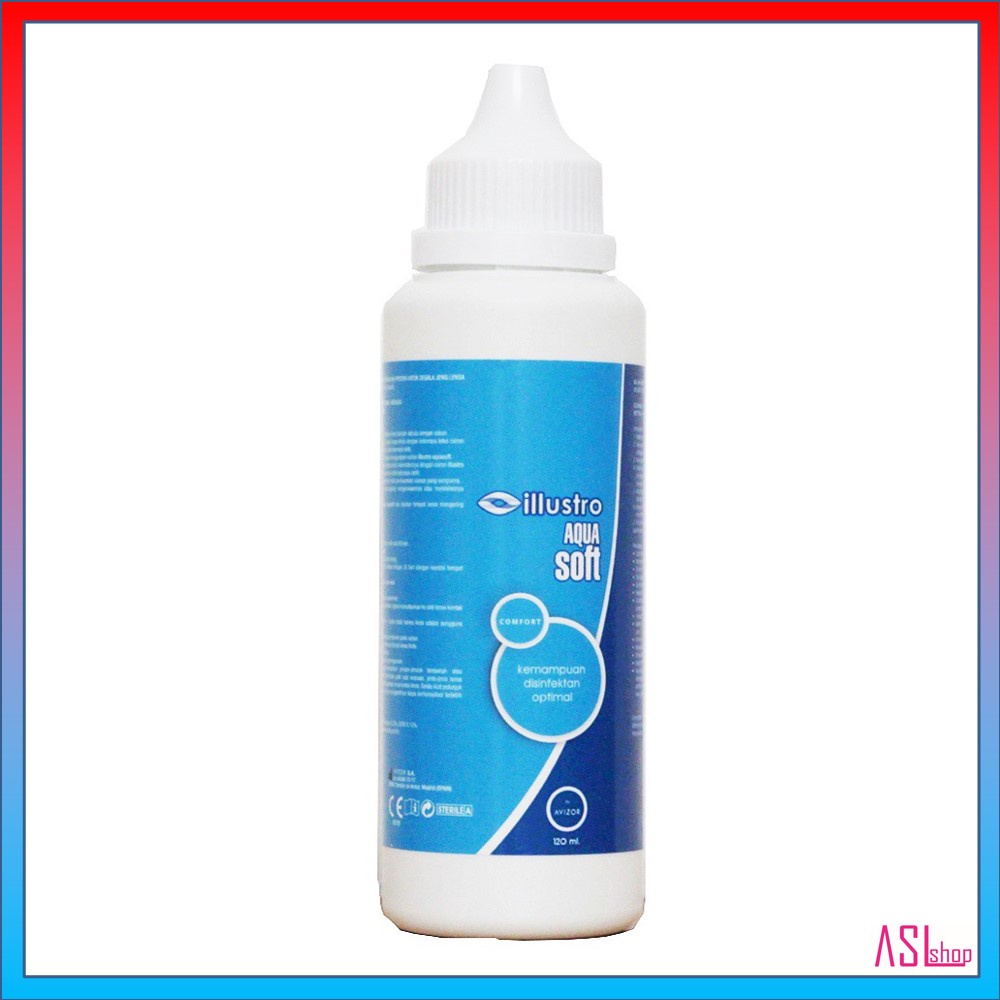 CAIRAN PEMBERSIH SOFTLENS AQUASOFT 120 ML BY ILLUSTRO