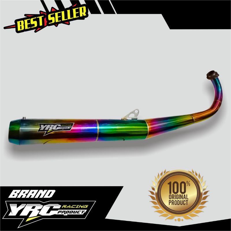 Knalpot standar racing ful rainbow yrc racing