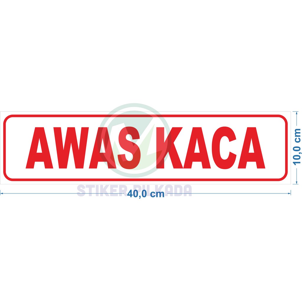 Jual Stiker Awas Kaca X Cm Indonesia Shopee Indonesia