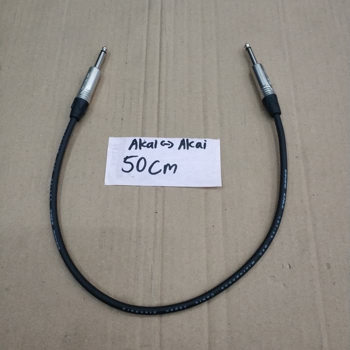 Kabel akai to akai 50cm Canare / kabel 6,5mm ke 6,5mm 50cm Canare