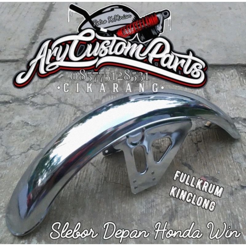 Slebor depan Honda win spakbor depan Honda win