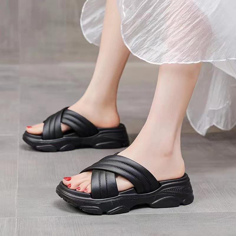 SANDAL WANITA JELLY FULL WEDGES DEWASA PEREMPUAN IMPOR TERMURAH KEKINIAN VIRAL 2022