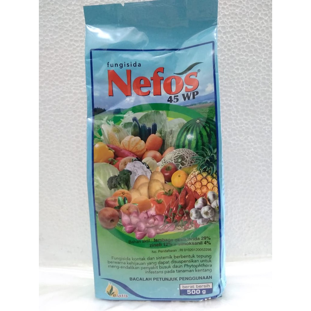 Fungisida Nefos 45 WP @ 500 Gram
