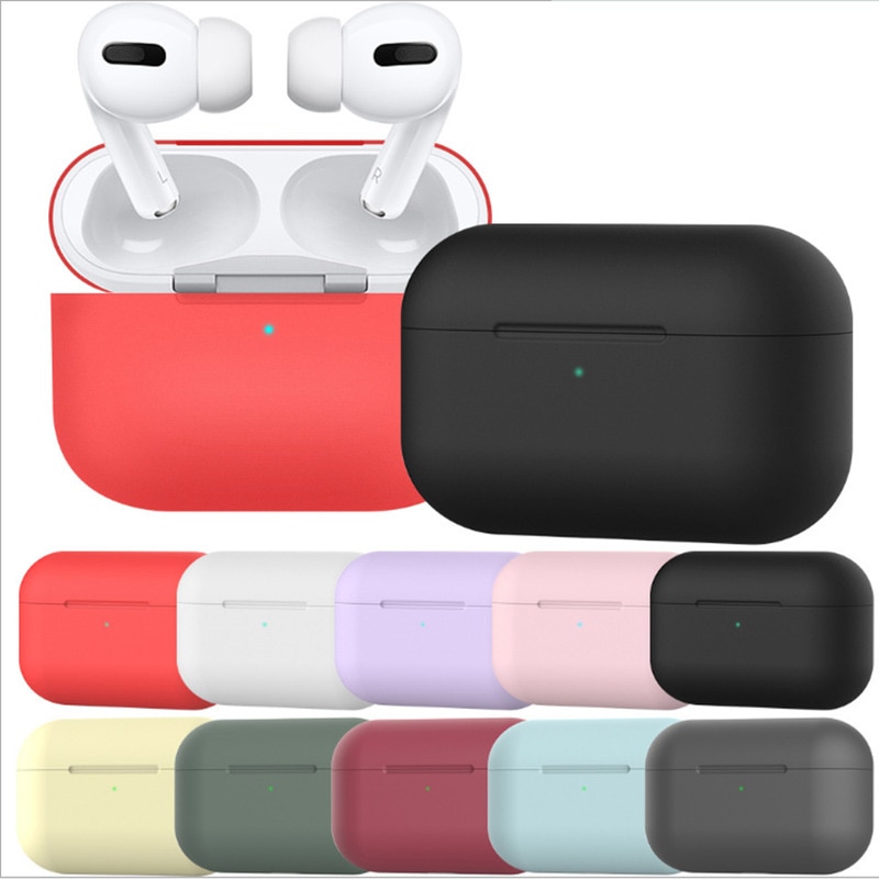 Liquid Soft Silicone Case For Airpods Pro Case Wireless Bluetooth Case for airpod 3 2019 Case Cover Air Pods 3 Fundas Capa Coque