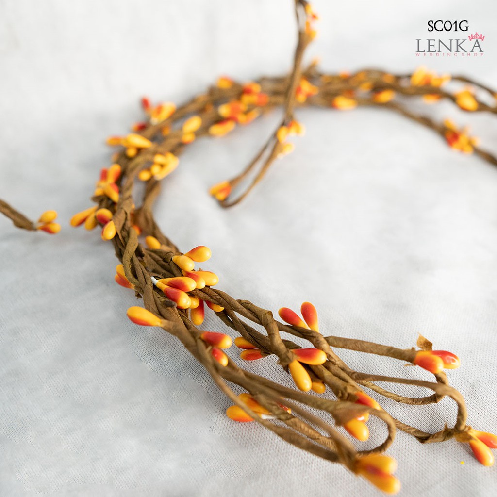 [TOK TERPERCAYA] SIMPLE FLOWER CROWN BRIDAL AKSESORIS RAMBUT PESTA SC01G