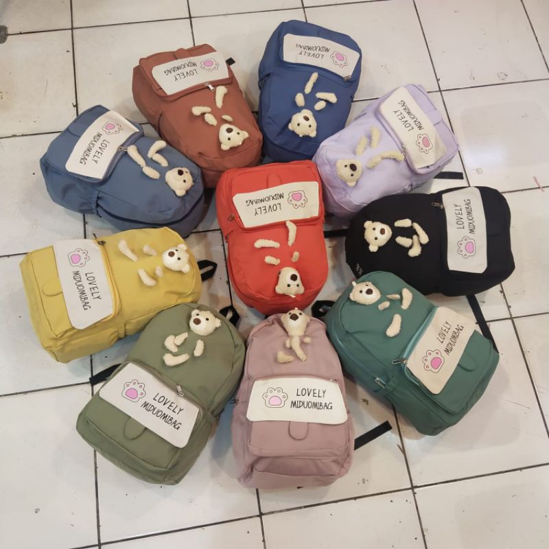 TAS RANSEL IMPORT LOVELY MIDUOMIBAG// RANSEL IMPORT KOREA