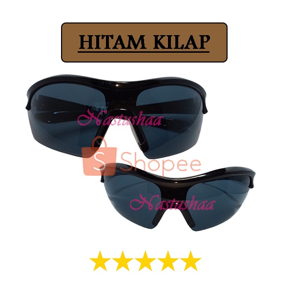 Kacamata Sport Kaca Mata Olahraga Sunglasses Uv 400 Fashion Gaya Untuk Pria dan Wanita Outdoor Unisex