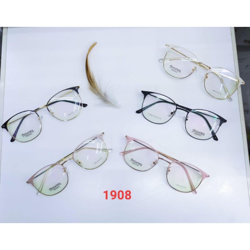 FRAME KACAMATA PHOTOCROMIC ACCURATE 1908 + LENSA MINUS ANTIRADIASI