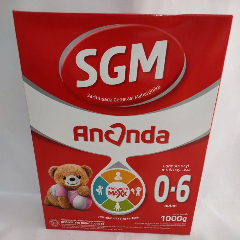 

susu SGM ananda tahap 1