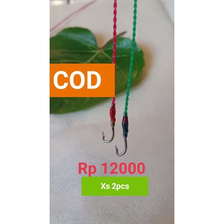 2pcs sizeXs Rp12000,,,UREK PANCING BELUT,,, untuk..belut..sawah
