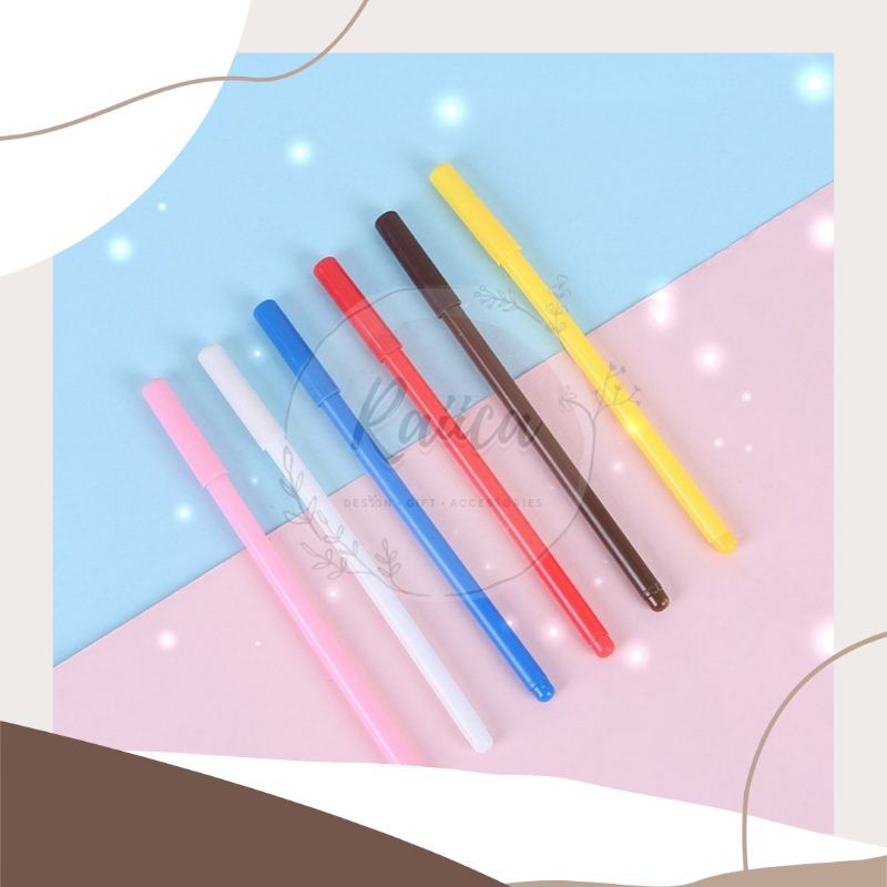 

PULPEN PENA PEN BOLPOIN POLOS WARNA WARNI KOREA