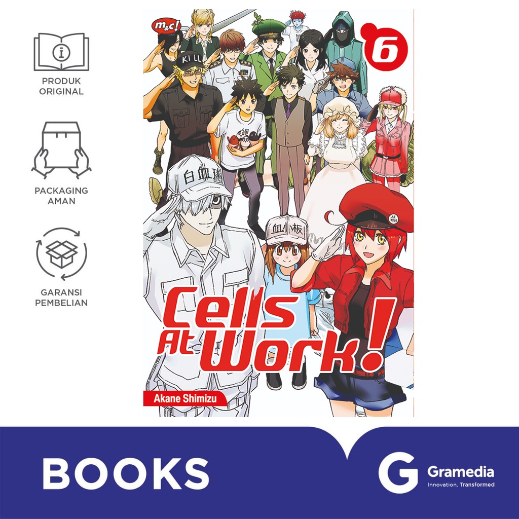 Gramedia Bali - Cells at Work! 06 - tamat