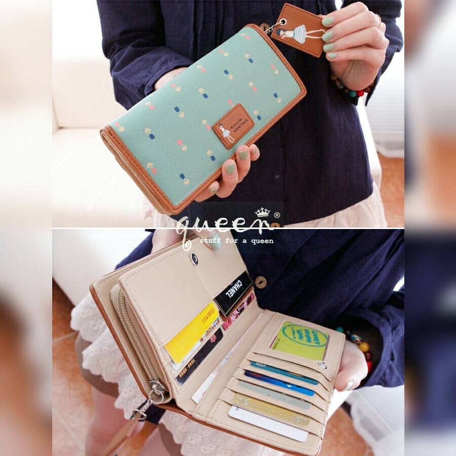 Dompet Wanita / Dompet Panjang / Dompet Lucu motif tulip