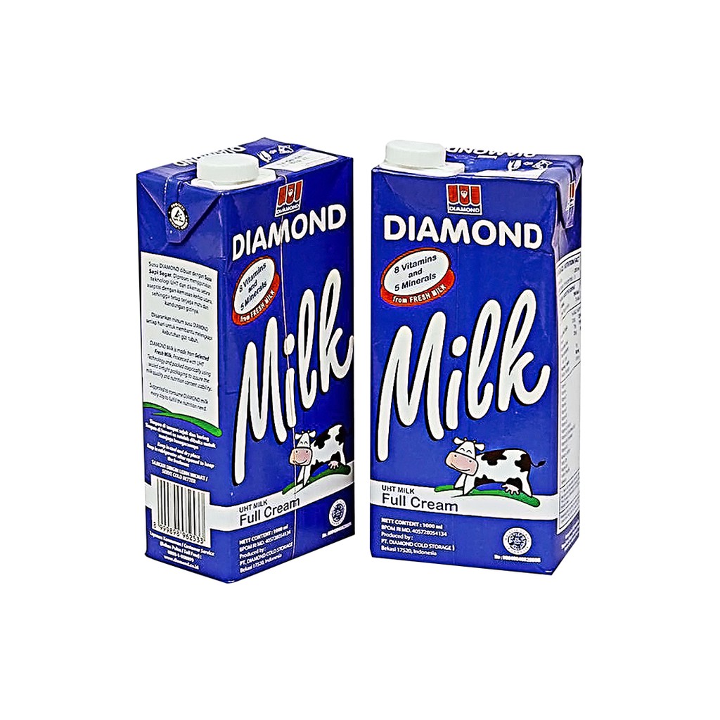 

Susu UHT Full Cream Diamond 1 liter