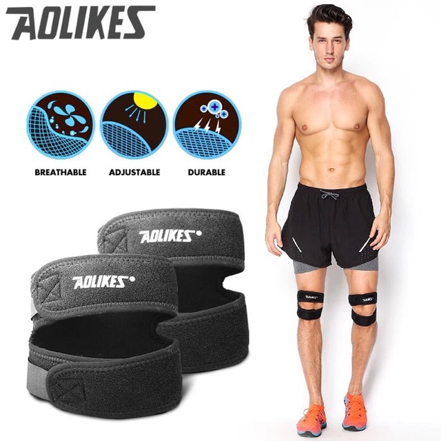 AOLIKES Knee Patella Support Deker Lutut Tendon Guard Protector Strap