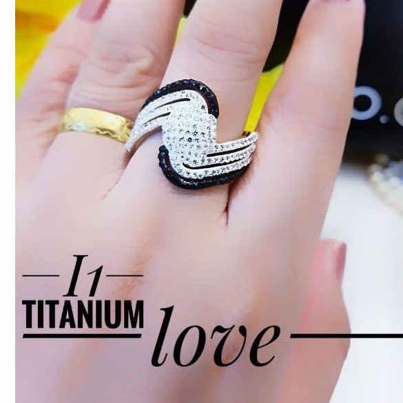 Cincin Titanium Wanita 123v