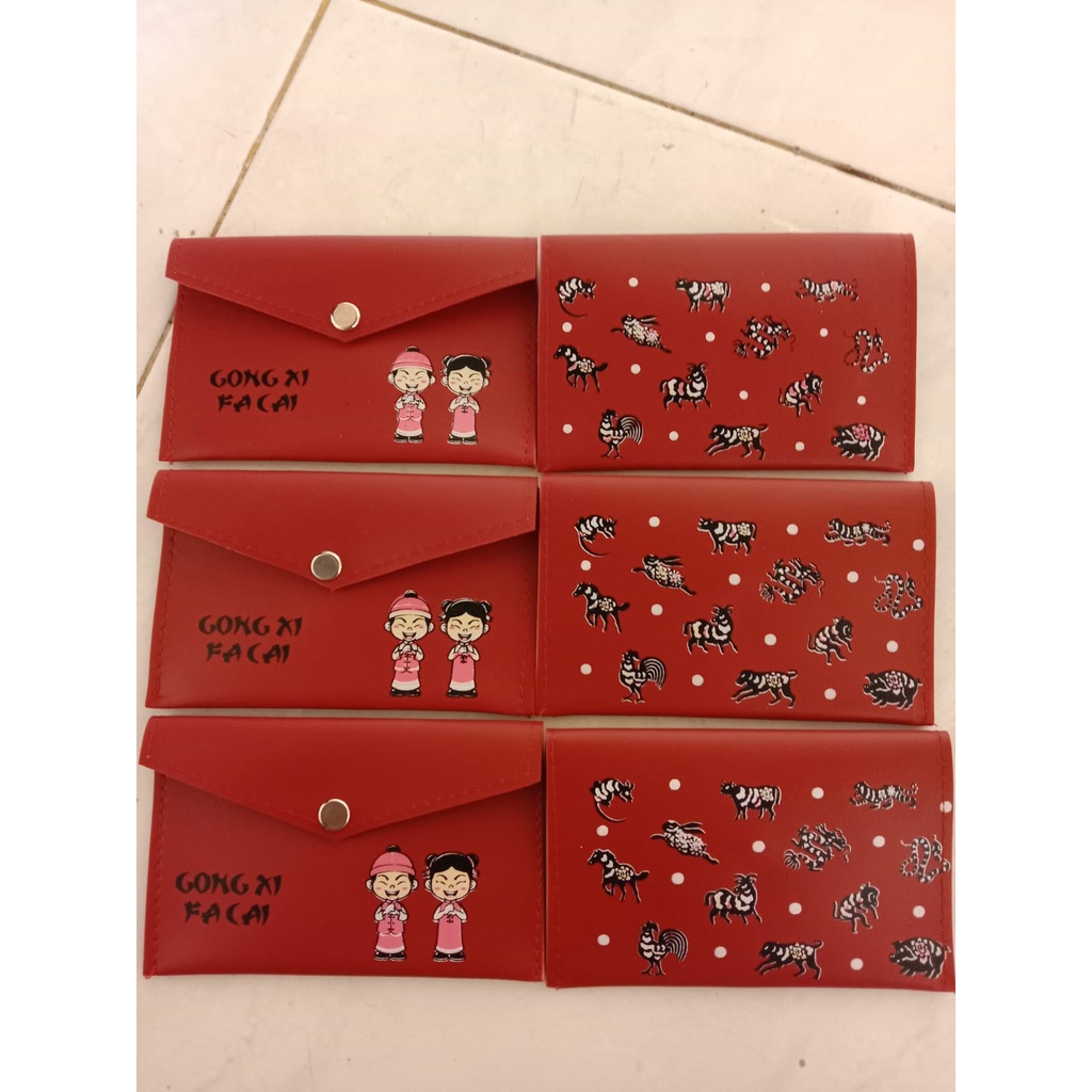 Dompet angpao imlek isi 12 biji. Amplop Tahun Baru Imlek