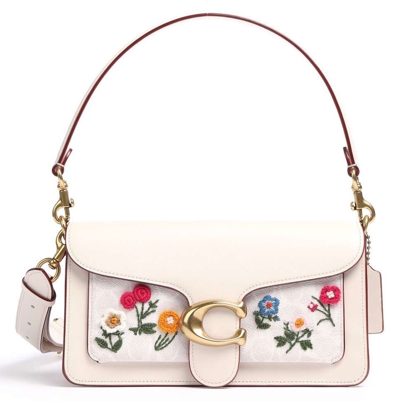 （grab）627 coach Embroidery craft women's shoulder bag cross-body bag handbag