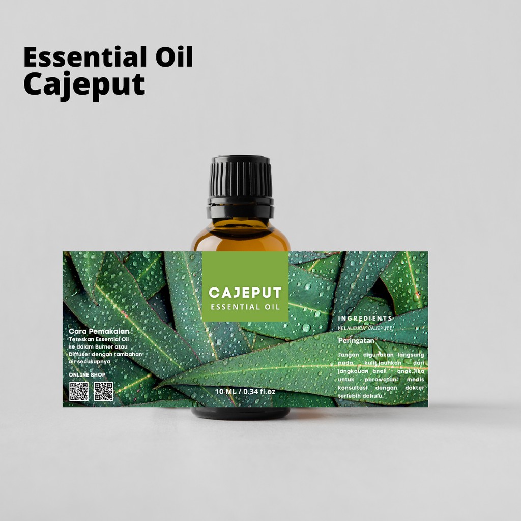 Pengharum ruangan minyak esensial oil burner / Aromaterapi Cajeput / Minyak Atsiri Kayu Putih