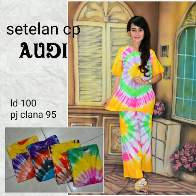 Cp audi - Setelan celana panjang - baju tidur wanita murah - piyama wanita