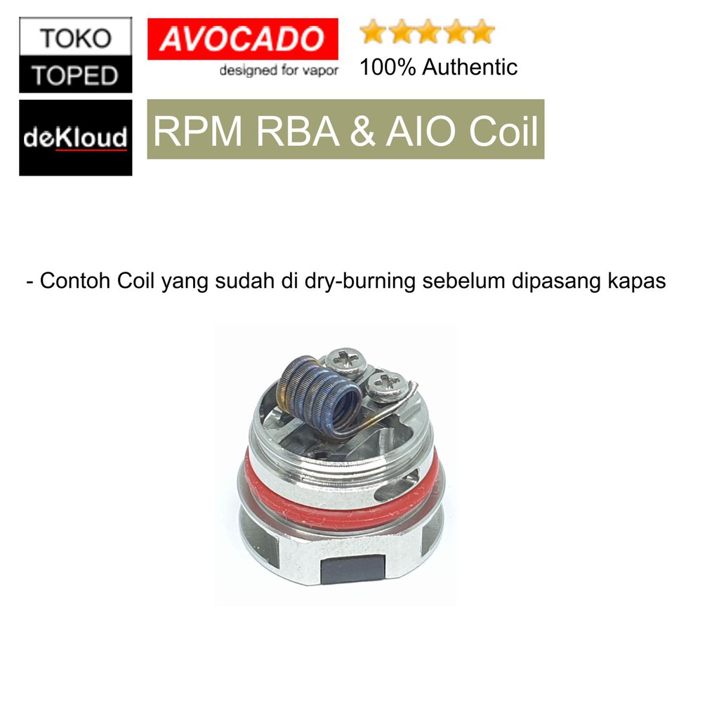 Coil For Smok RPM RBA - Vinci X - Artery Nugget - AIO Pod - Authentic Avocado MTL DTL Salt NI80