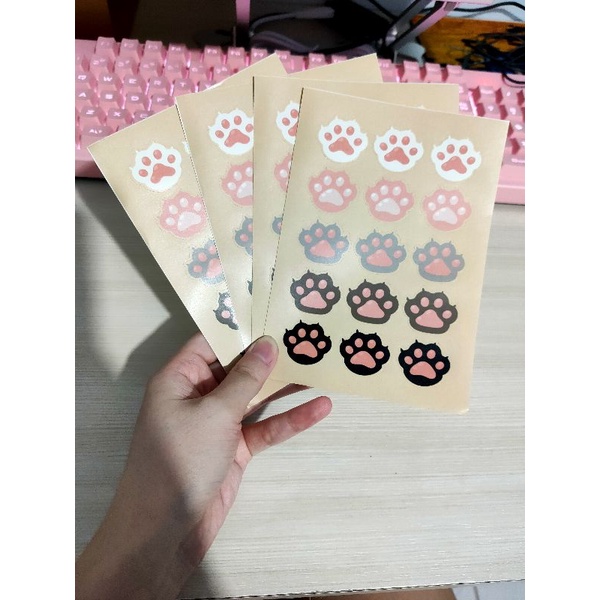 

[L.C] Cat Paw sticker sheet A6 | by jace_ang