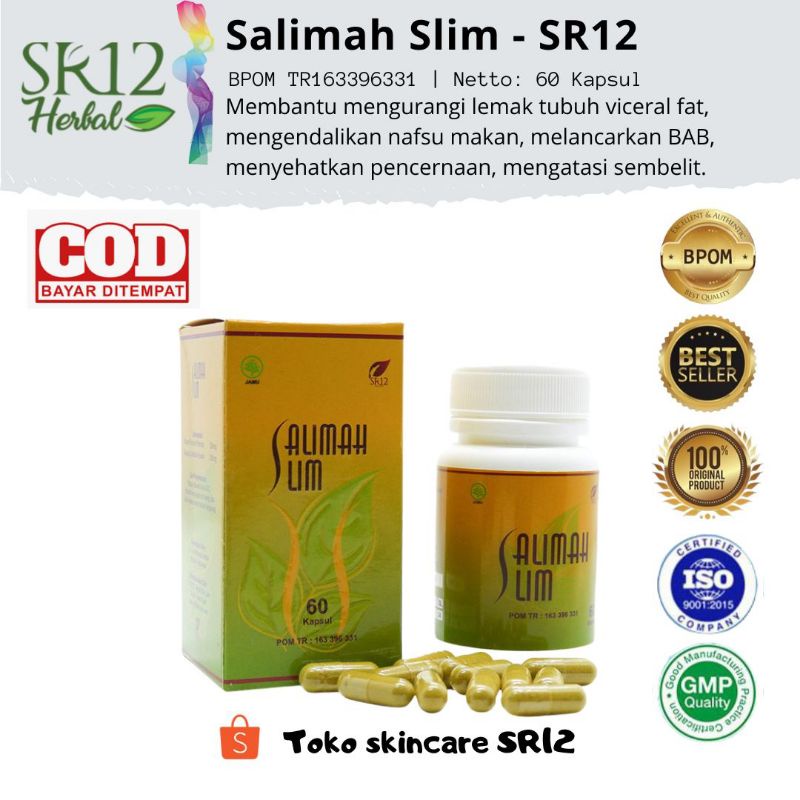 OBAT DIET HERBAL AMPUH | OBAT DIET HERBAL | SALIMAH SLIM SR12 | OBAT DIET SR12