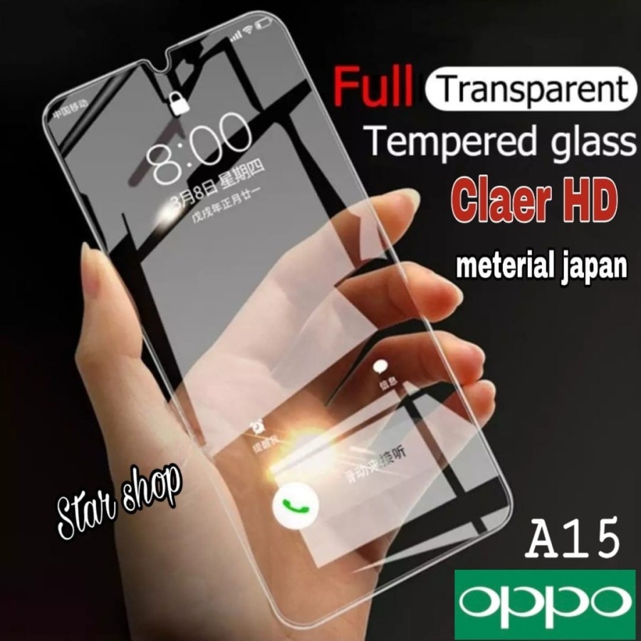 Tempered Glass Oppo A15 Screen Protector Anti Gores Kaca