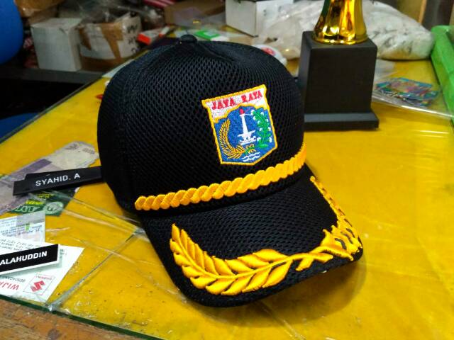 Topi PNS DKI Jayaraya Gol4 Bahan Jaring