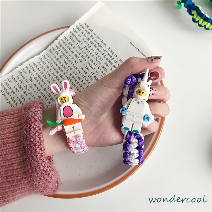 Tali Tangan Anyaman Gelang Pria Dan Wanita Lego Gelang Bata Hadiah Pasangan Mahasiswa-Won