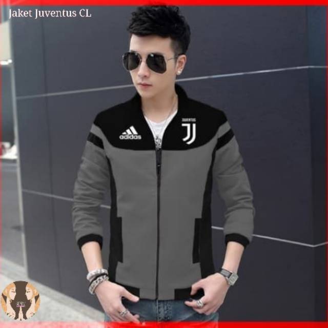 Jaket Juventus CL Jaket Jacket Pria Cowok Cowo Jepang Korea Trendy Modern Sporty Club Juventus Juve