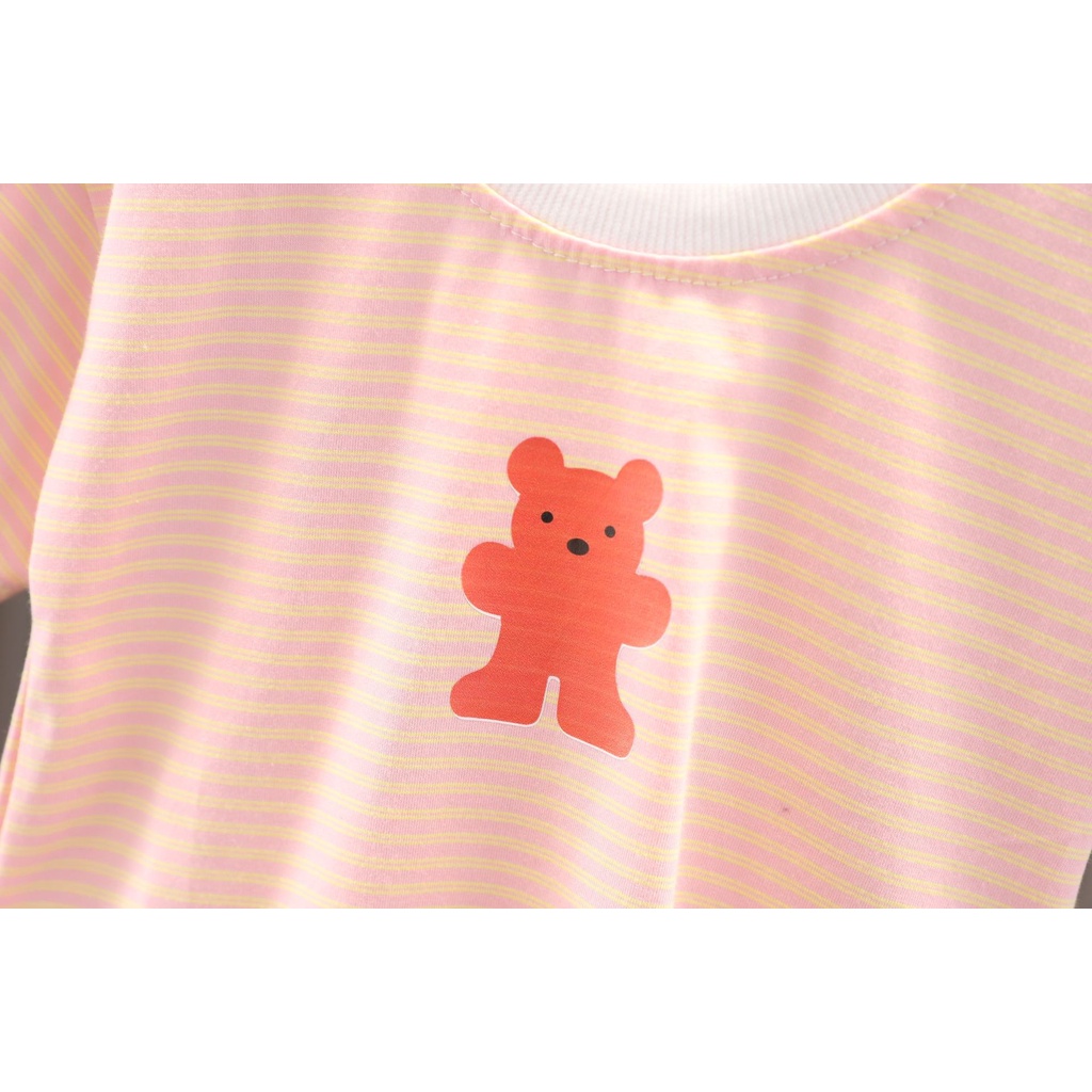 babyfit setelan BOENX CUTY oblong dengan celana jeans pendek import