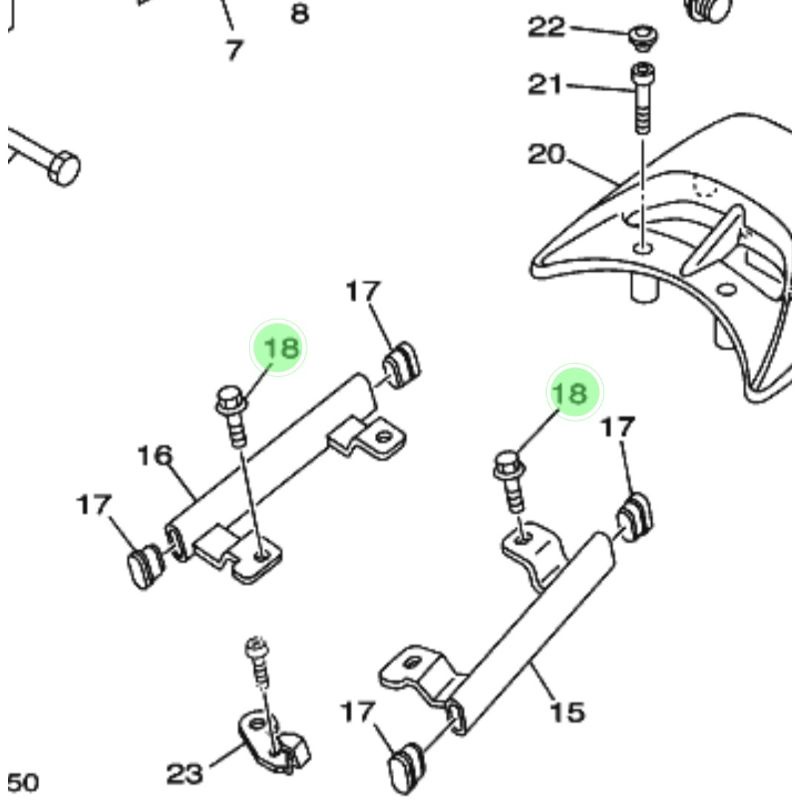 SATUAN BAUT BEHEL BELAKANG SAMPING F1ZR FIZ R FIZR KANAN KIRI ORIGINAL