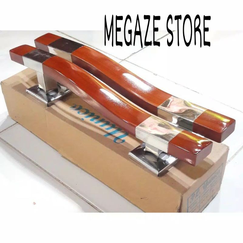 Pegangan Pintu Minimalis Handel Pintu Stainlisss S Natural 33 cm